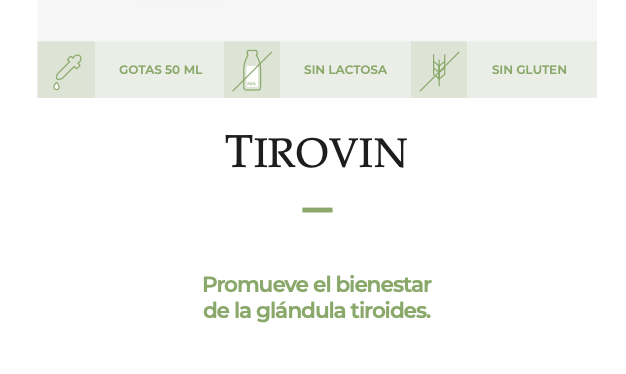 Suplemento Natural - Tiroide | TIROVIN 50ML