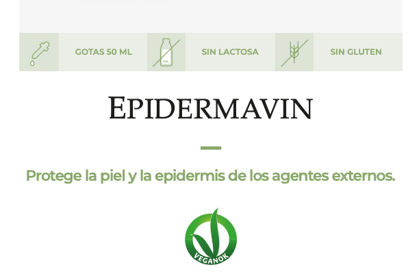 Suplemento Natural - Protege a Pele | EPIDERMAVIN 50ML