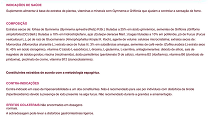 Suplemento Natural - Controlo Peso | CONTROKAL 60cps %