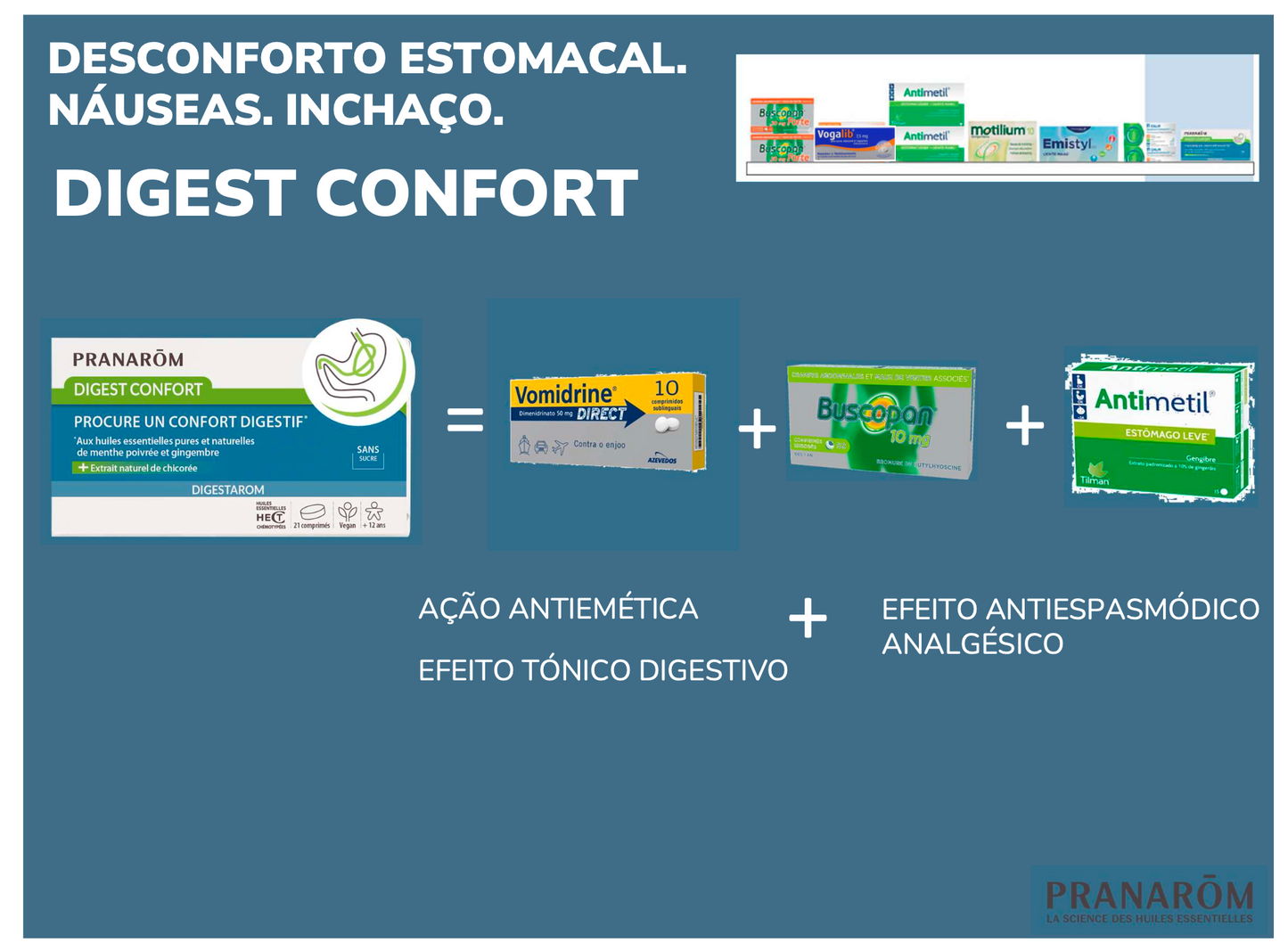 Suplemento Natural: Desconfortos Estômago | Digest Confort