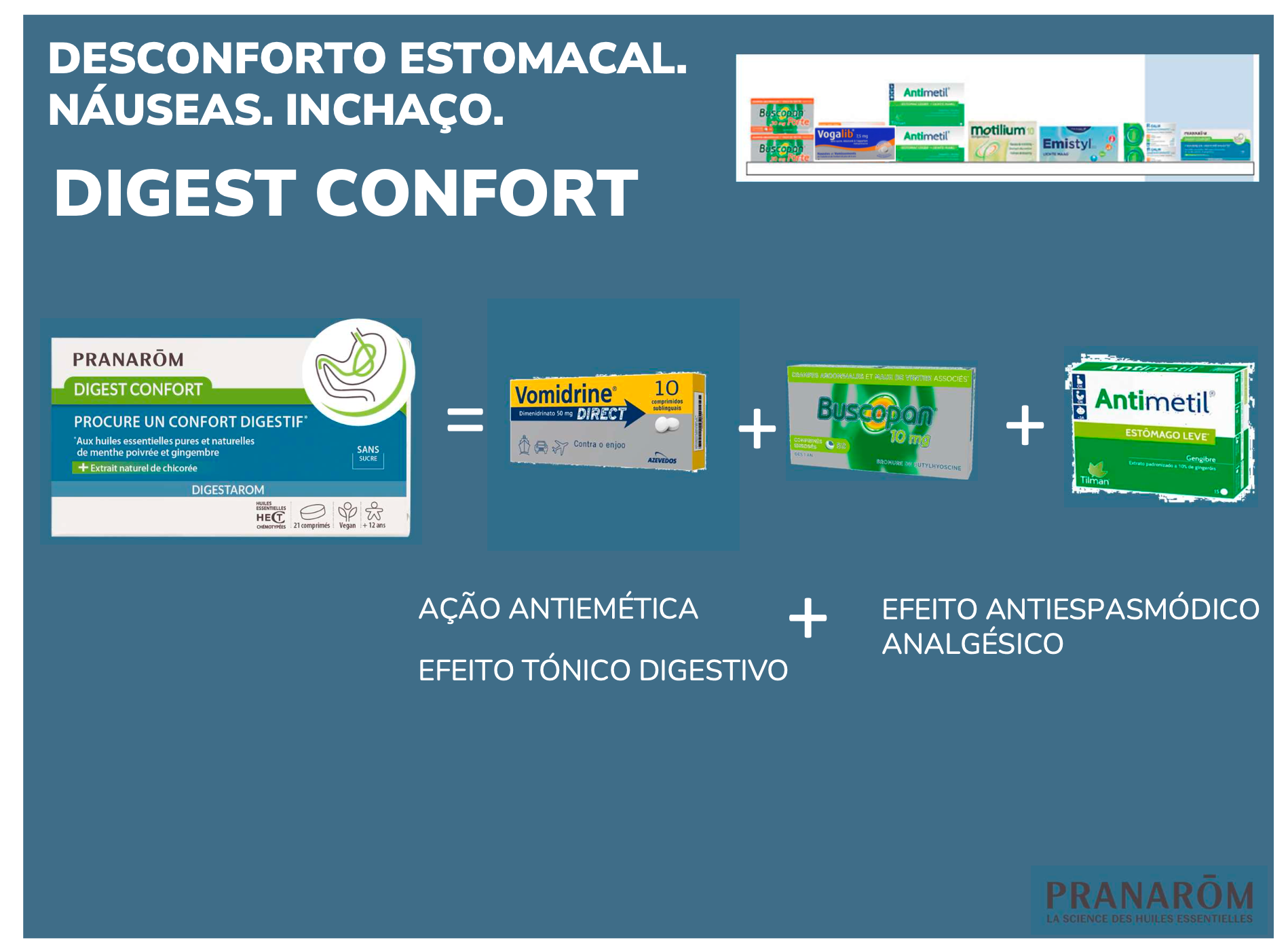 Suplemento Natural: Desconfortos Estômago | Digest Confort