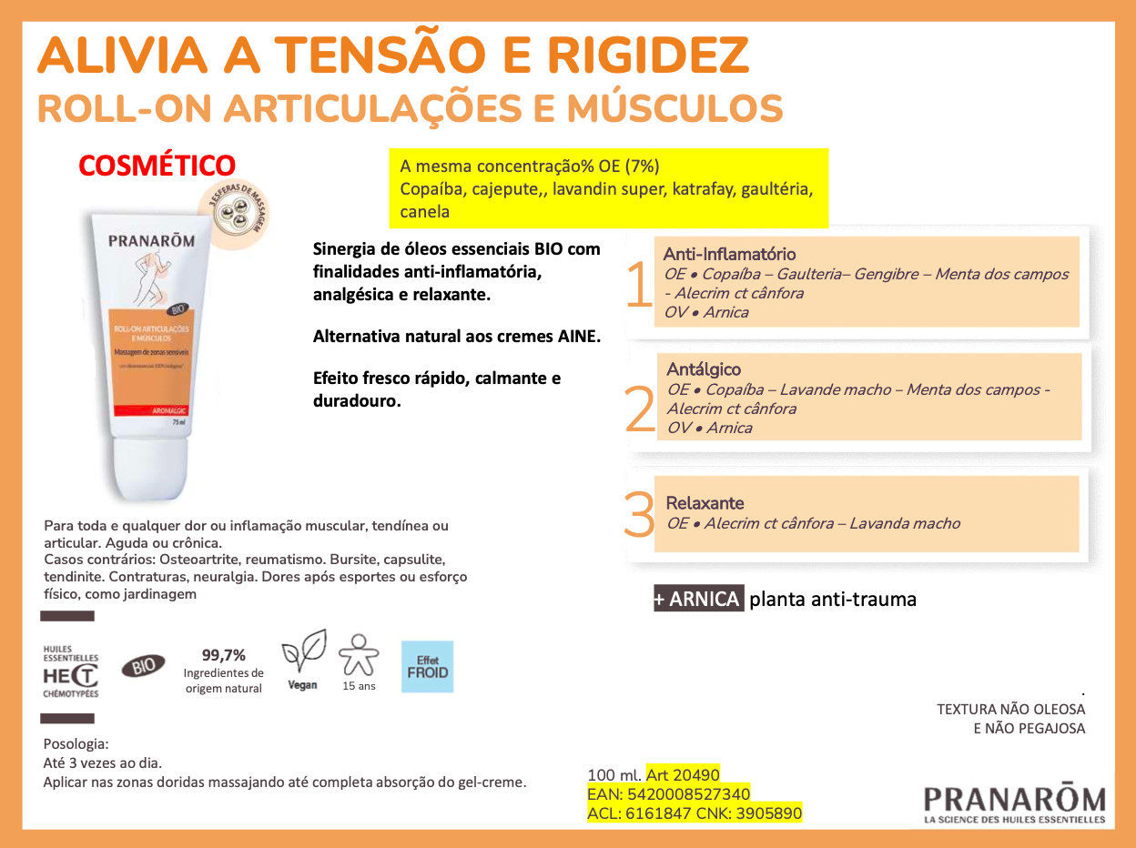 Solução Natural bio | Roll-on Articulações Cansadas 75ml