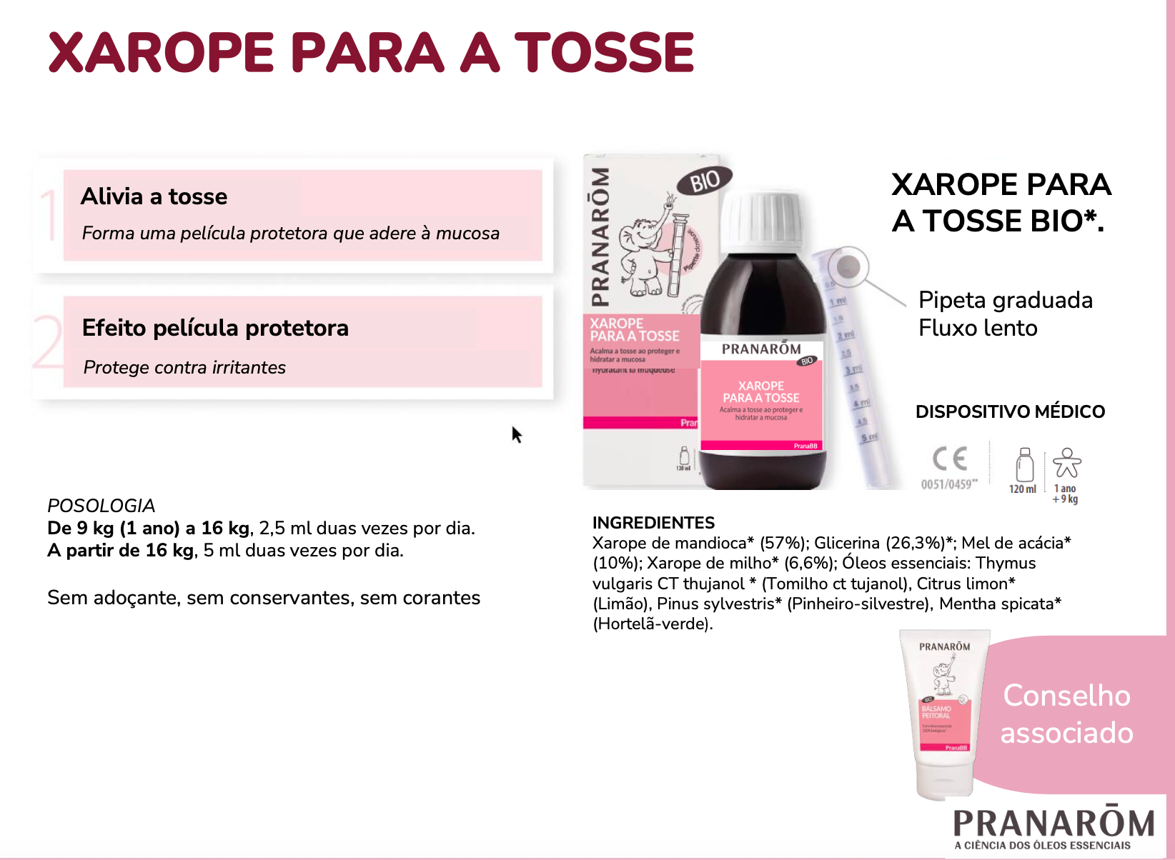 Pack Tosse Bébé: Xarope + Bálsamo Peitoral