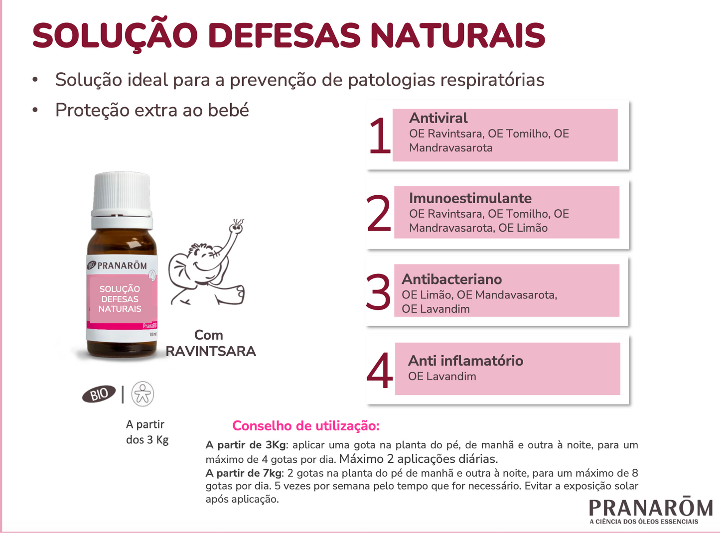 Natural Defense Solution 10 ml (bio) pour bébé