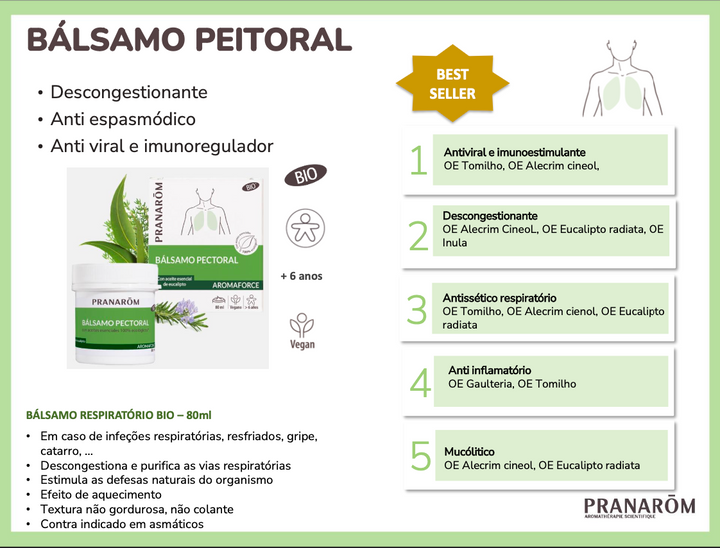 Bálsamo Respiratório 80ml (bio) *