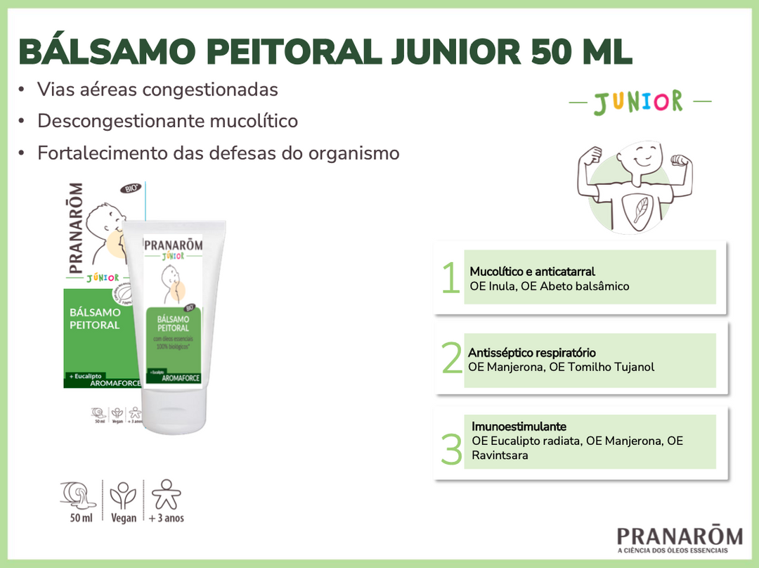 Bálsamo Respiratório Junior Tosses e Constipações +3A (bio)