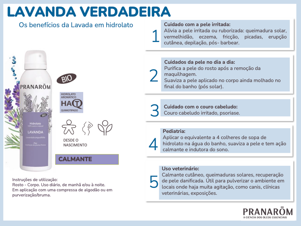 Hidrolato de Lavanda | Spray 150ml