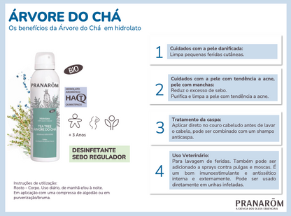 Hidrolato de Árvore Chá | Spray 150ml