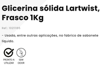 Glicerina Sólida (fabrico sabonetes)