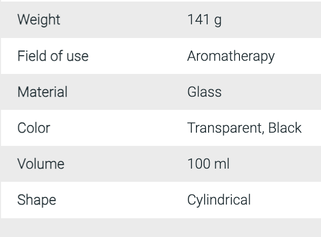 Boião transparente 100ml para velas vidro + tampa PET preta (pavio incluído)