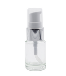 Frasco 15ml de Vidro Transparente com Bomba Doseadora ***