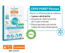 Articulações & Músculos Cryo Pure Pensos Frios – 3 Unidades .