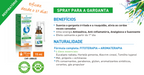Respiratório Spray para a Garganta 15ml.