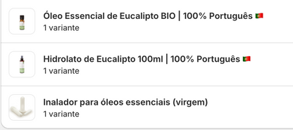 Pack Eucalipto Pro Aromas  BIO 100% Português – ProAromas