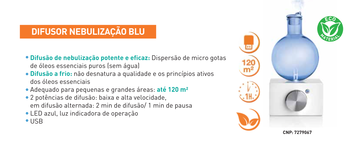 Difusor de Nebulização Blu