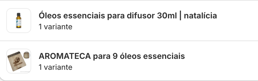 Kit Natalício (1 óleo difusor + caixa madeira)