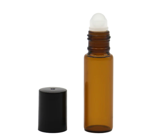Frasco roll-on 5ml vidro ambar (económico)