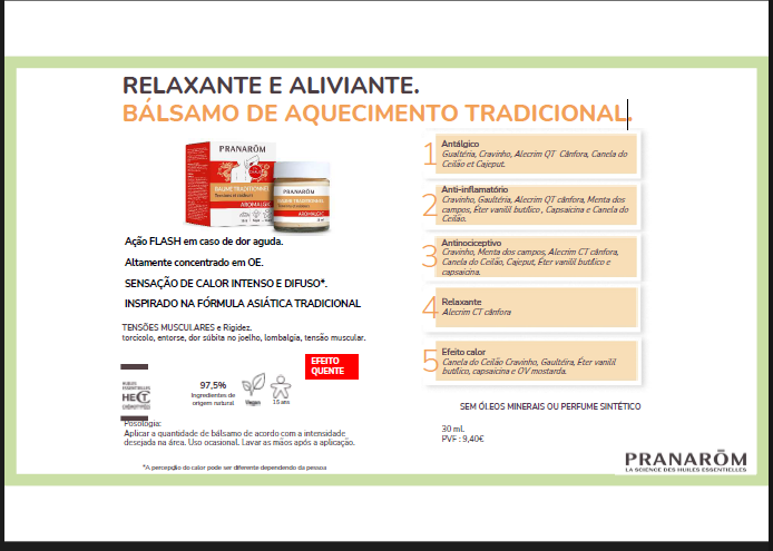 Bálsamo de Aquecimento Tradicional