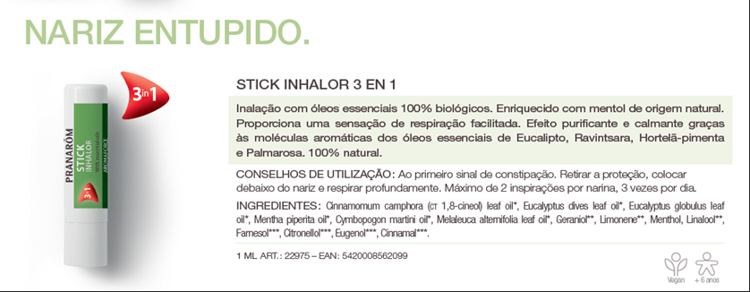 Solução Natural | Inalador Respiração