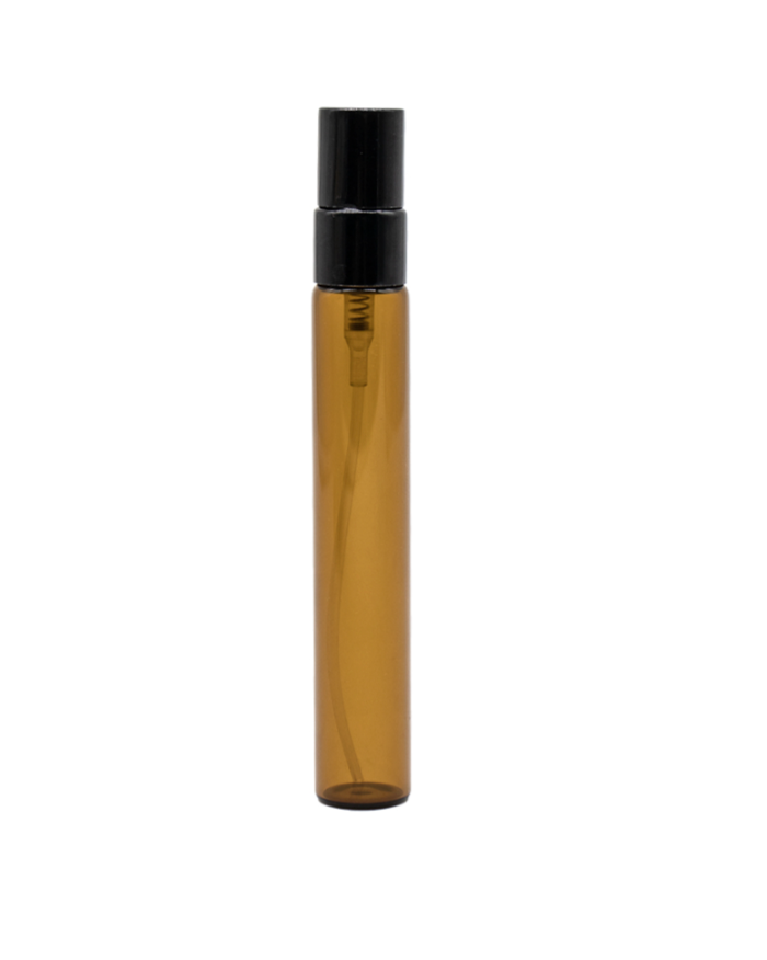 Frasco de Vidro Âmbar 10 ml com Pulverizador – Proteção e Aplicação em Névoa Fina