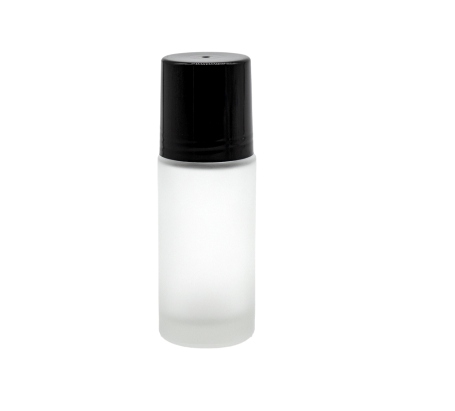 Frasco Roll-On de Vidro Fosco 50 ml – Aplicação Prática e Elegante