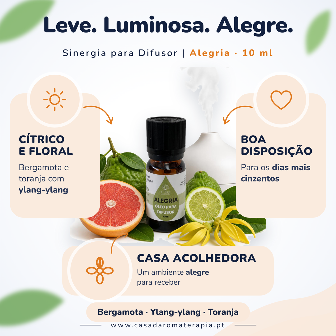 Óleos essenciais para difusor 10ml | Alegria Casa d'Aromaterapia