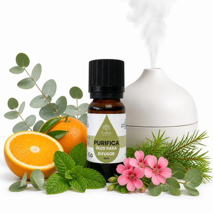 Óleos Essenciais para Difusor 10ml | Purifica Casa d'Aromaterapia