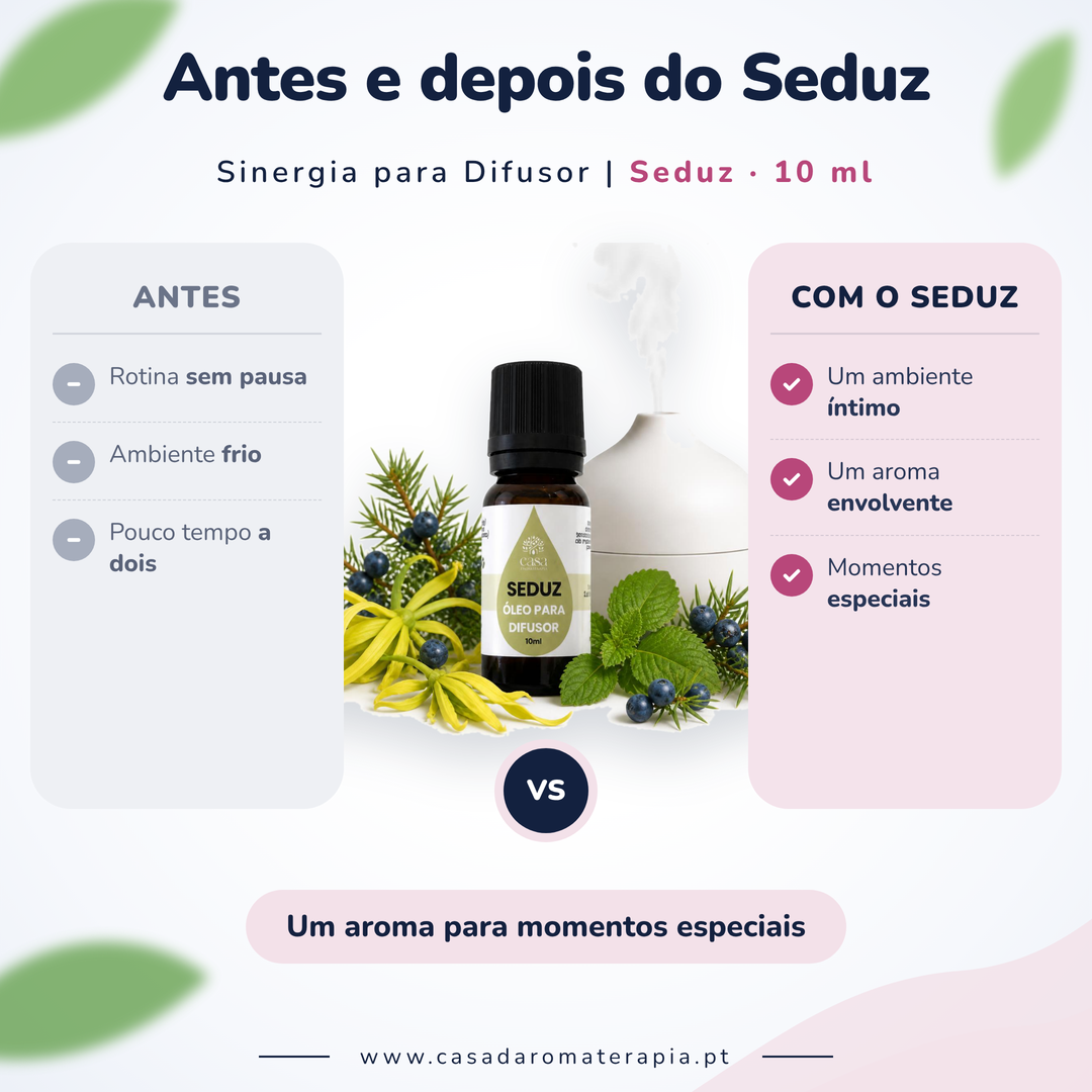Óleos essenciais para difusor 10ml | Seduz | Casa d'Aromaterapia