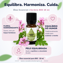 Óleo Essencial de Gerânio | Pelargonium graveolens | BIO | 10ml | Casa d'Aromaterapia