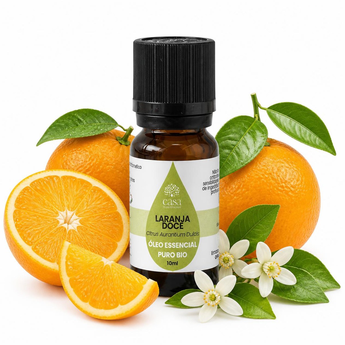 Óleo Essencial de Laranja Doce | Citrus sinensis | BIO | 10ml | Casa d'Aromaterapia