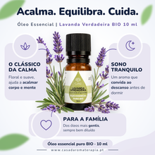 Óleo Essencial de Lavanda | Lavandula angustifolia | BIO | 10ml | Casa d'Aromaterapia