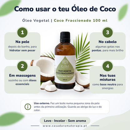 Huile de noix de coco fractionnée