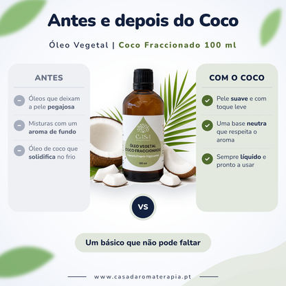 Huile de noix de coco fractionnée