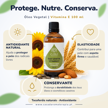 Óleo Vegetal de Vitamina E | 100ml | Casa d'Aromaterapia