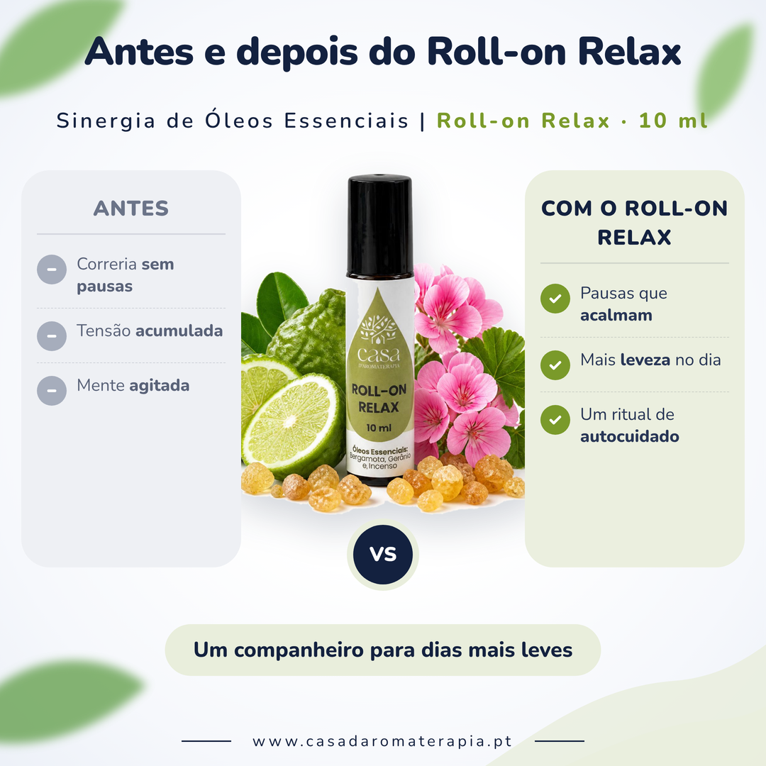 Roll-on Relax – Equilíbrio Emocional e Relaxamento Natural | Casa d'Aromaterapia