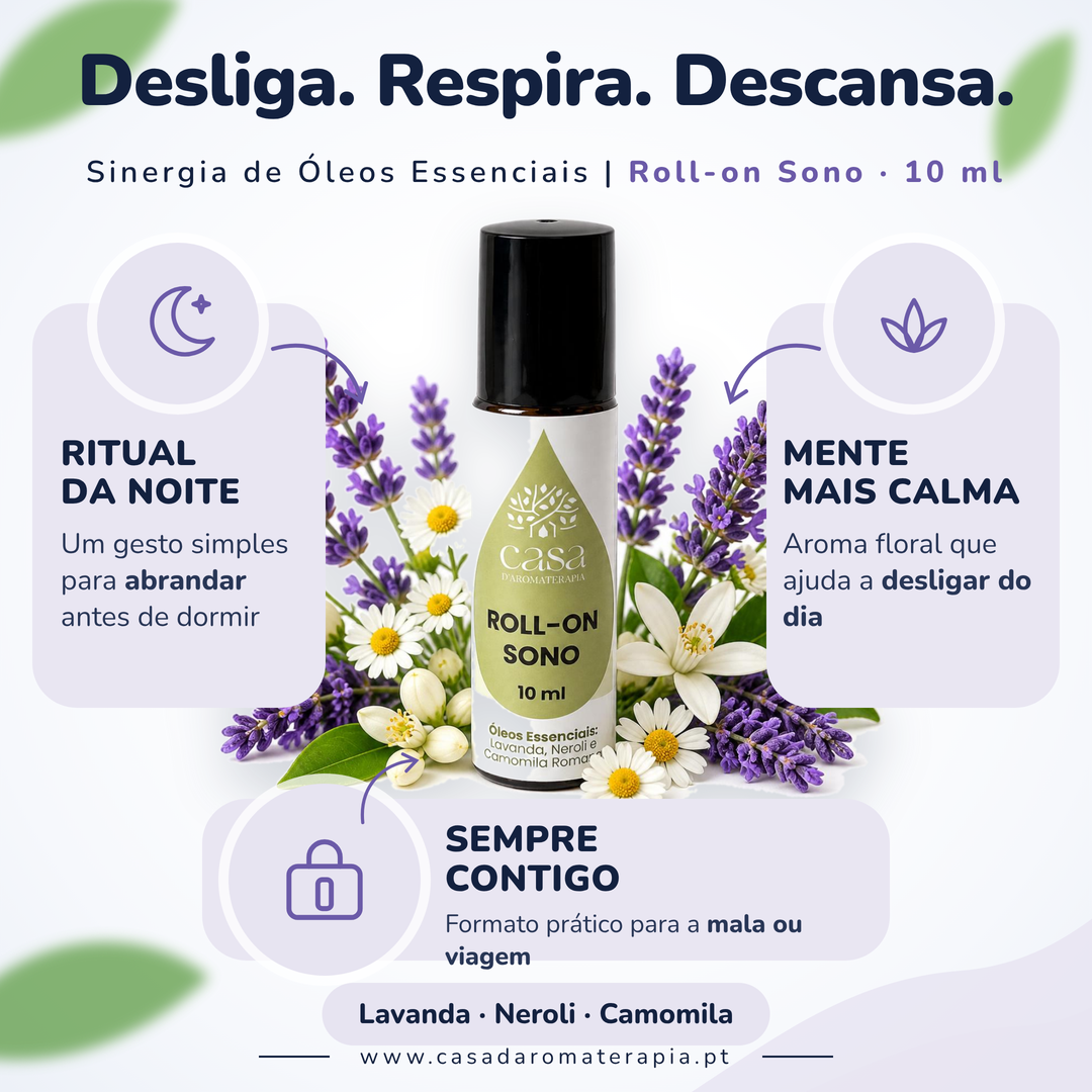 Roll-on Sono – Relaxamento Natural e Sono Tranquilo | Casa d'Aromaterapia