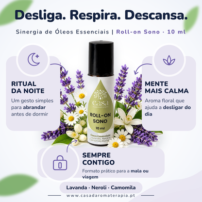 Roll-on Sono – Relaxamento Natural e Sono Tranquilo | Casa d'Aromaterapia