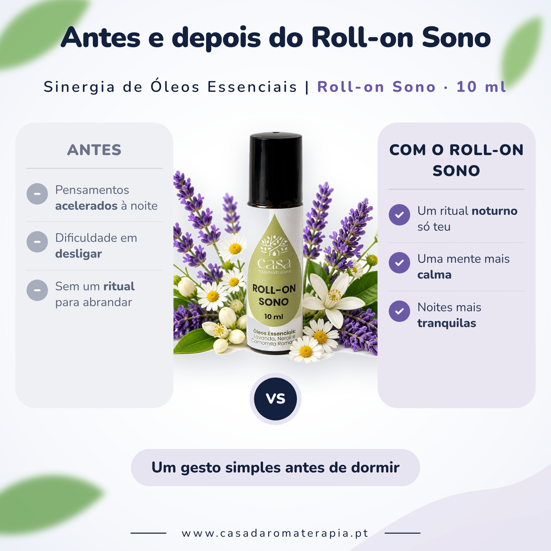 Roll-on Sono – Relaxamento Natural e Sono Tranquilo | Casa d'Aromaterapia