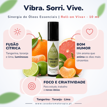 Roll-on Viva+ : Vitalidade e Alegria em Cada Gota | Casa d'Aromaterapia