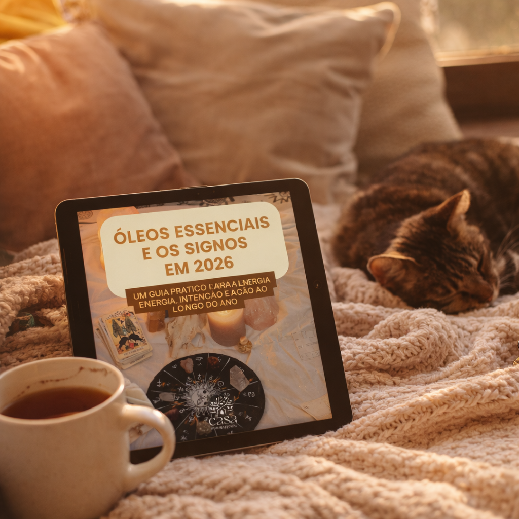 E-Book | Óleos Essenciais e os Signos em 2026 - OFERTA COMPRAS SUP.65€