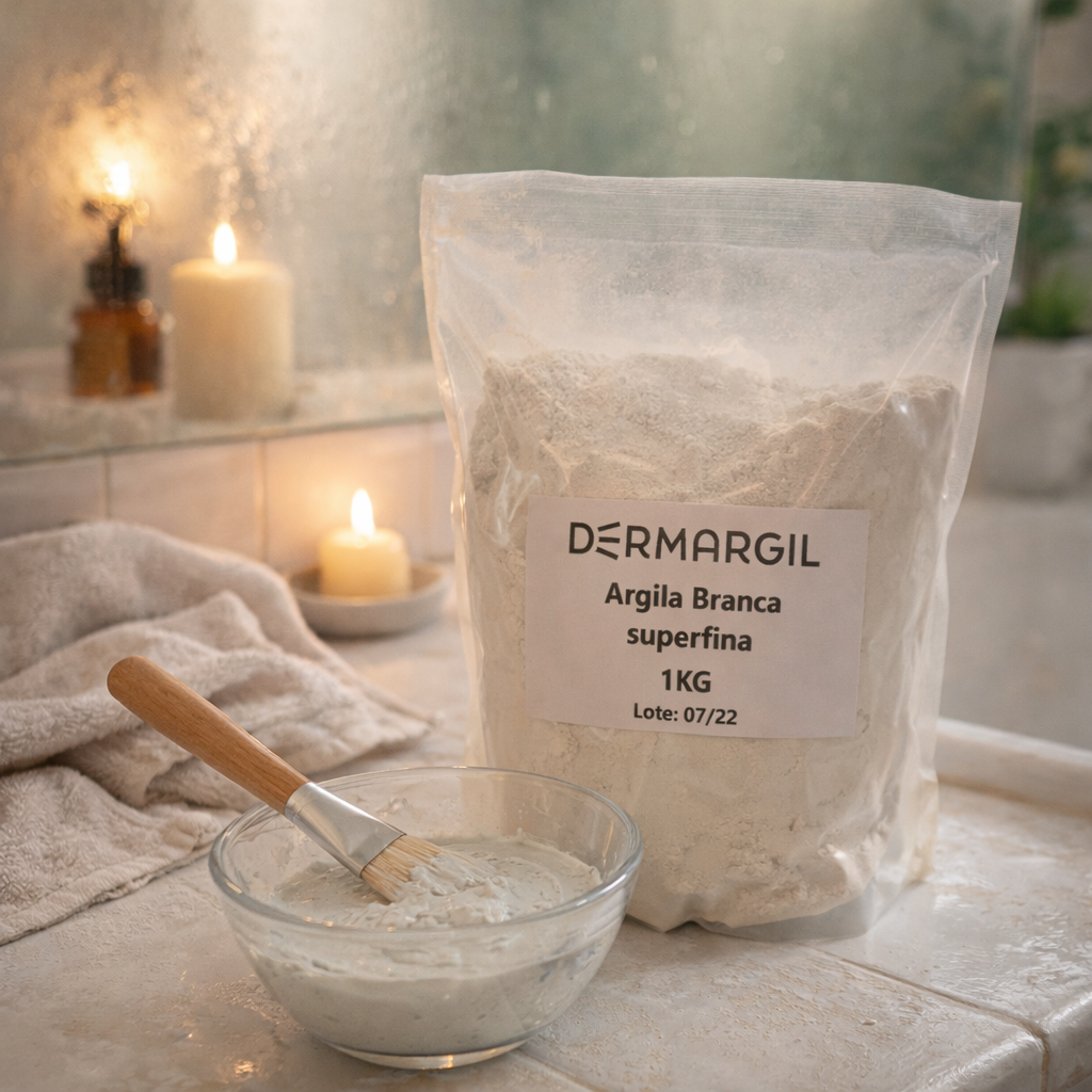 Argila Branca Superfina em Pó