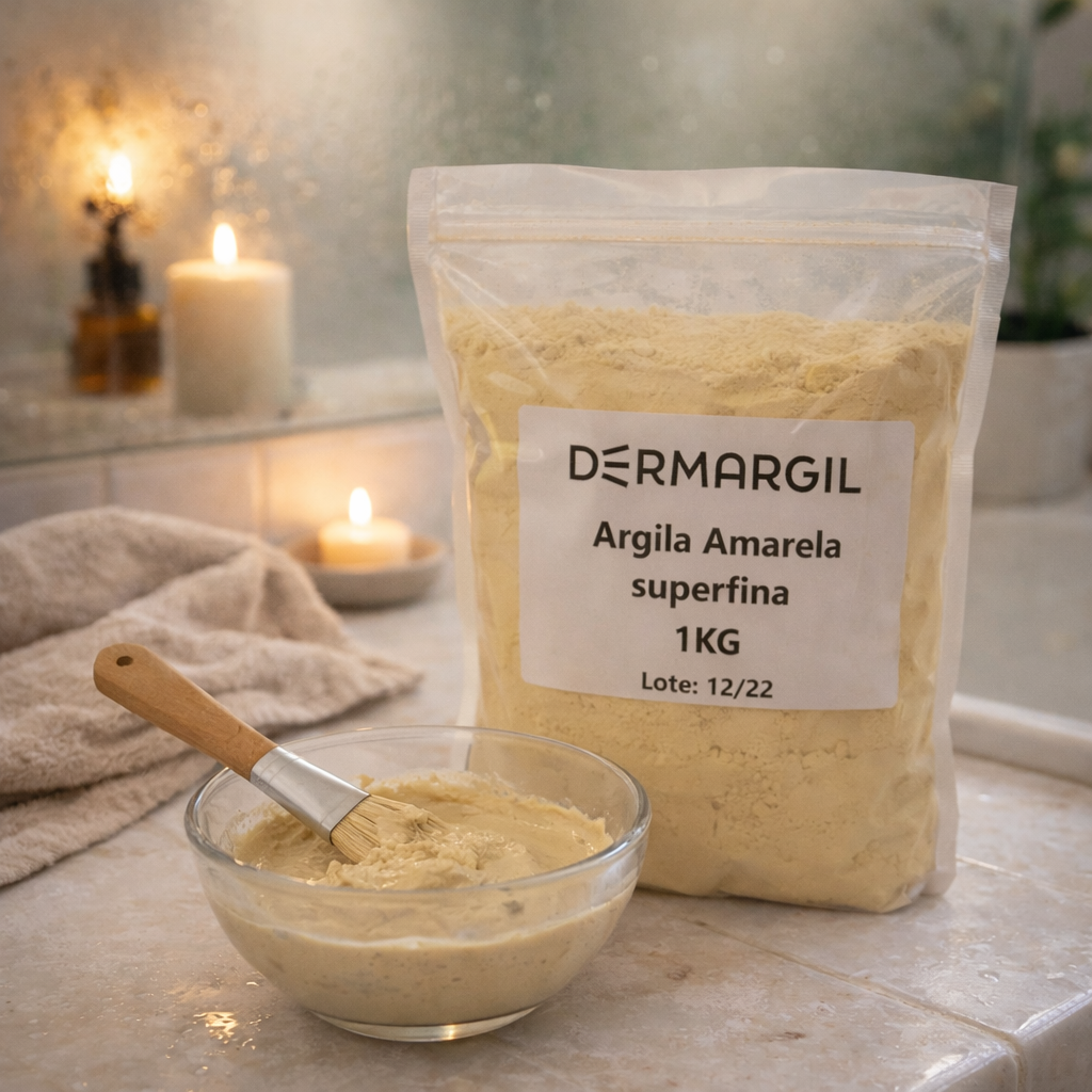 Argila Amarela Superfina em Pó