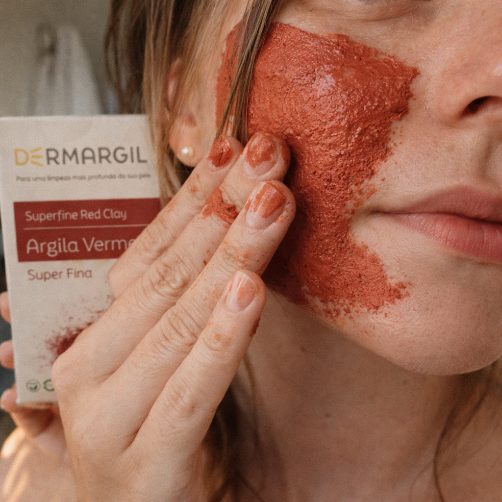 Argila Vermelha Superfina em Pó