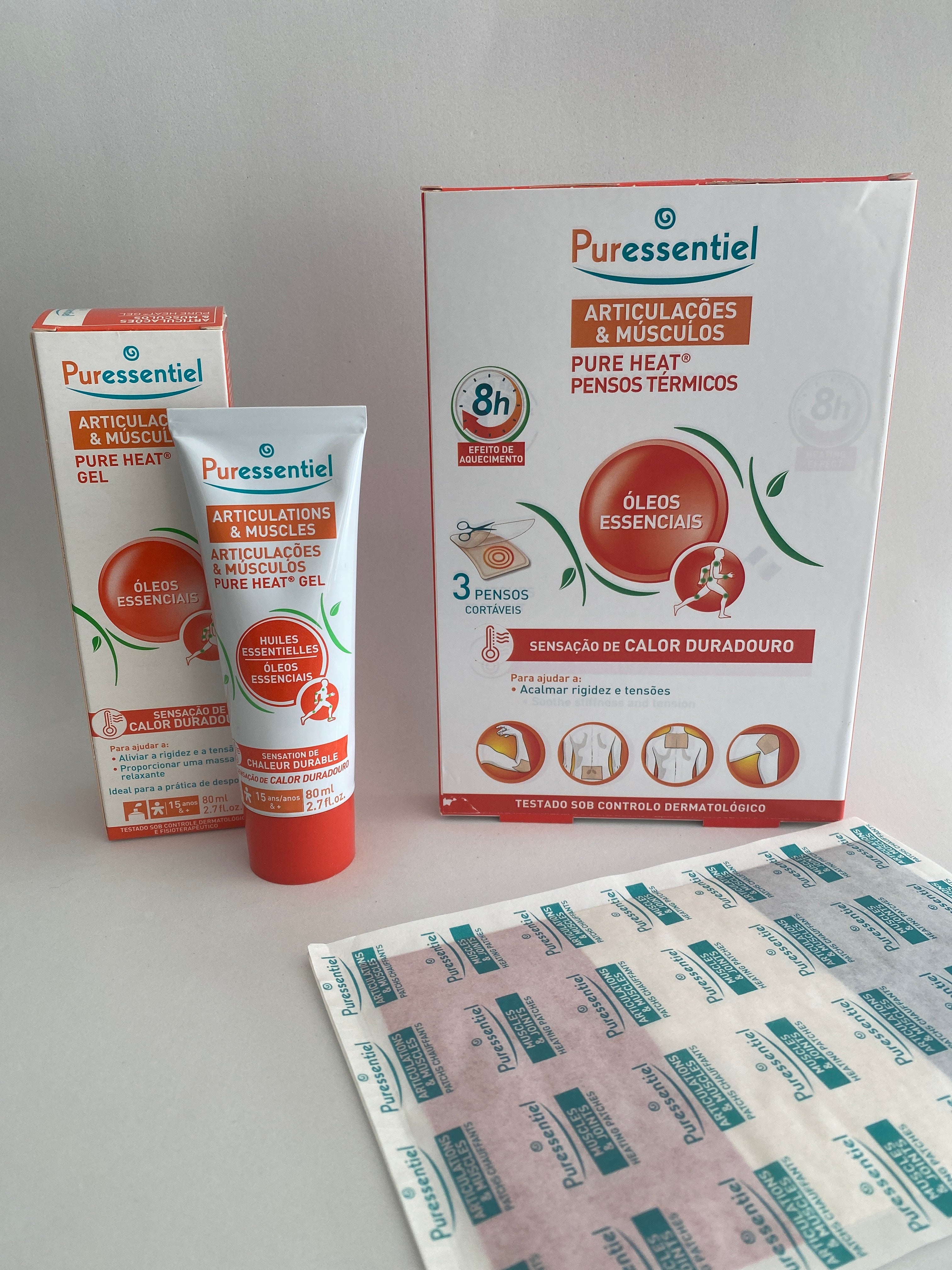 Kit Articulações e Músculos - Sensação Calor