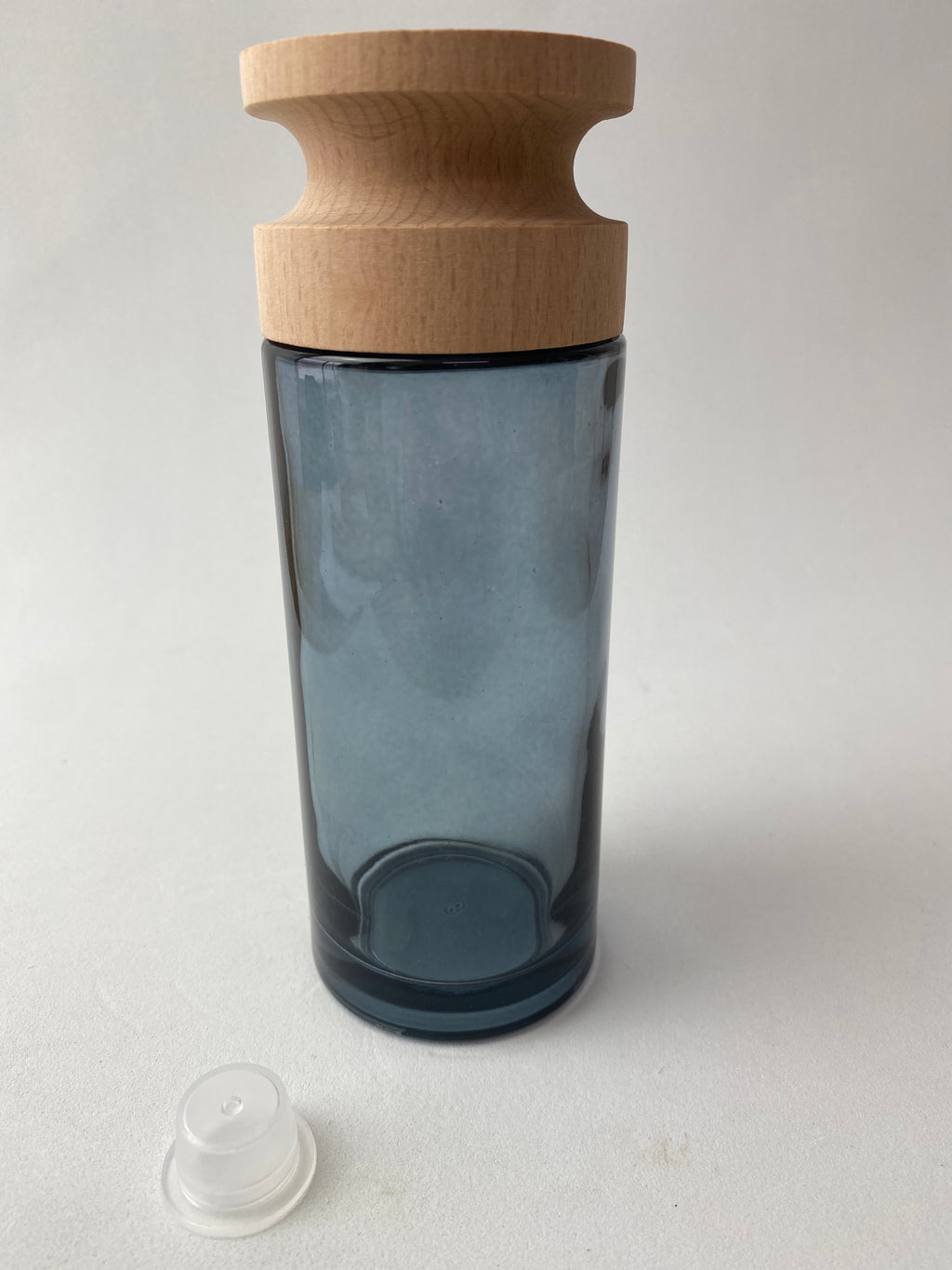 Frasco de Vidro Azul e Tampa para Mikado ***