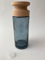 Frasco de Vidro Azul e Tampa para Mikado ***