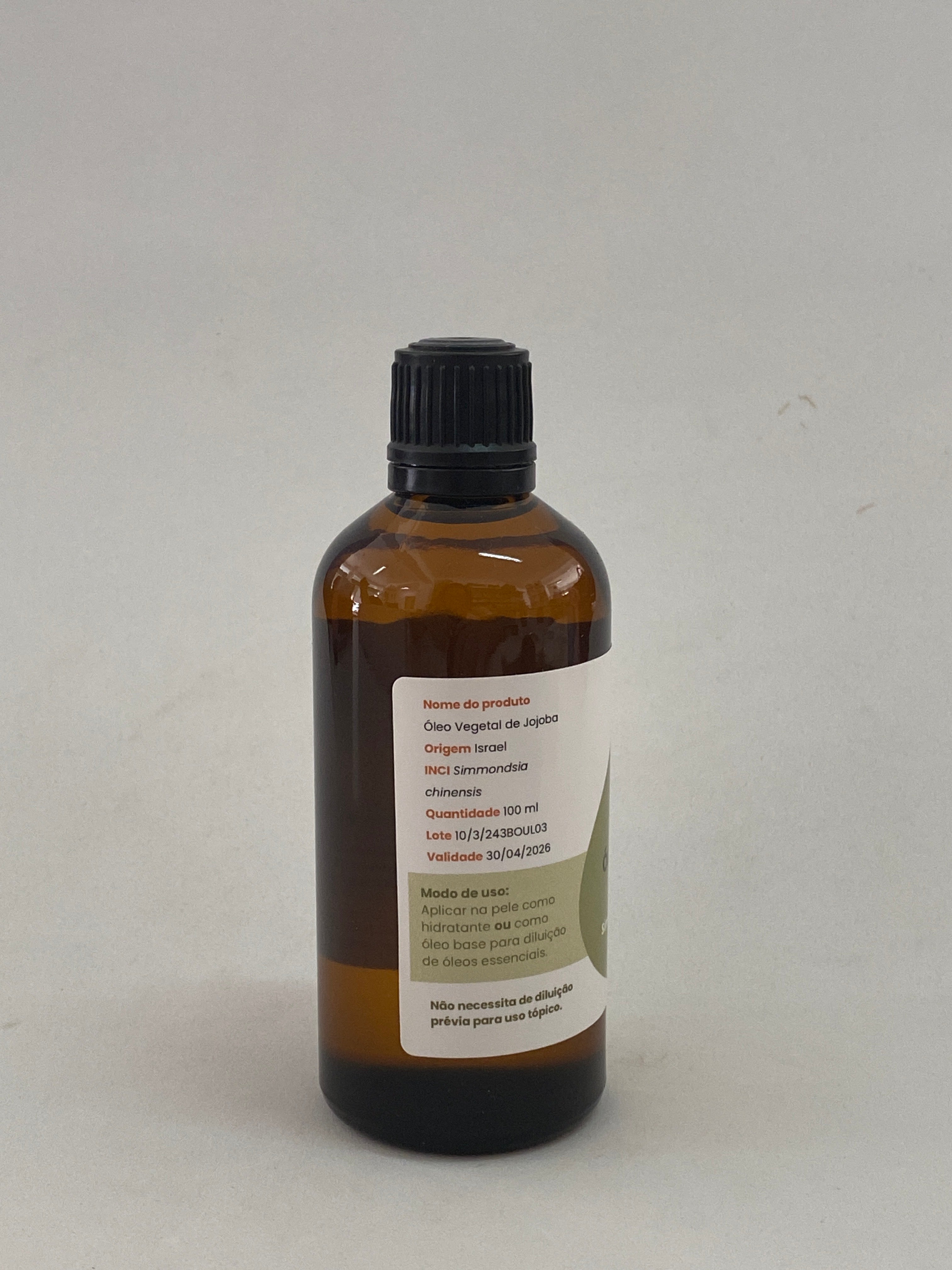 Óleo Vegetal de Jojoba  | Simmondsia Chinensis | 100ml