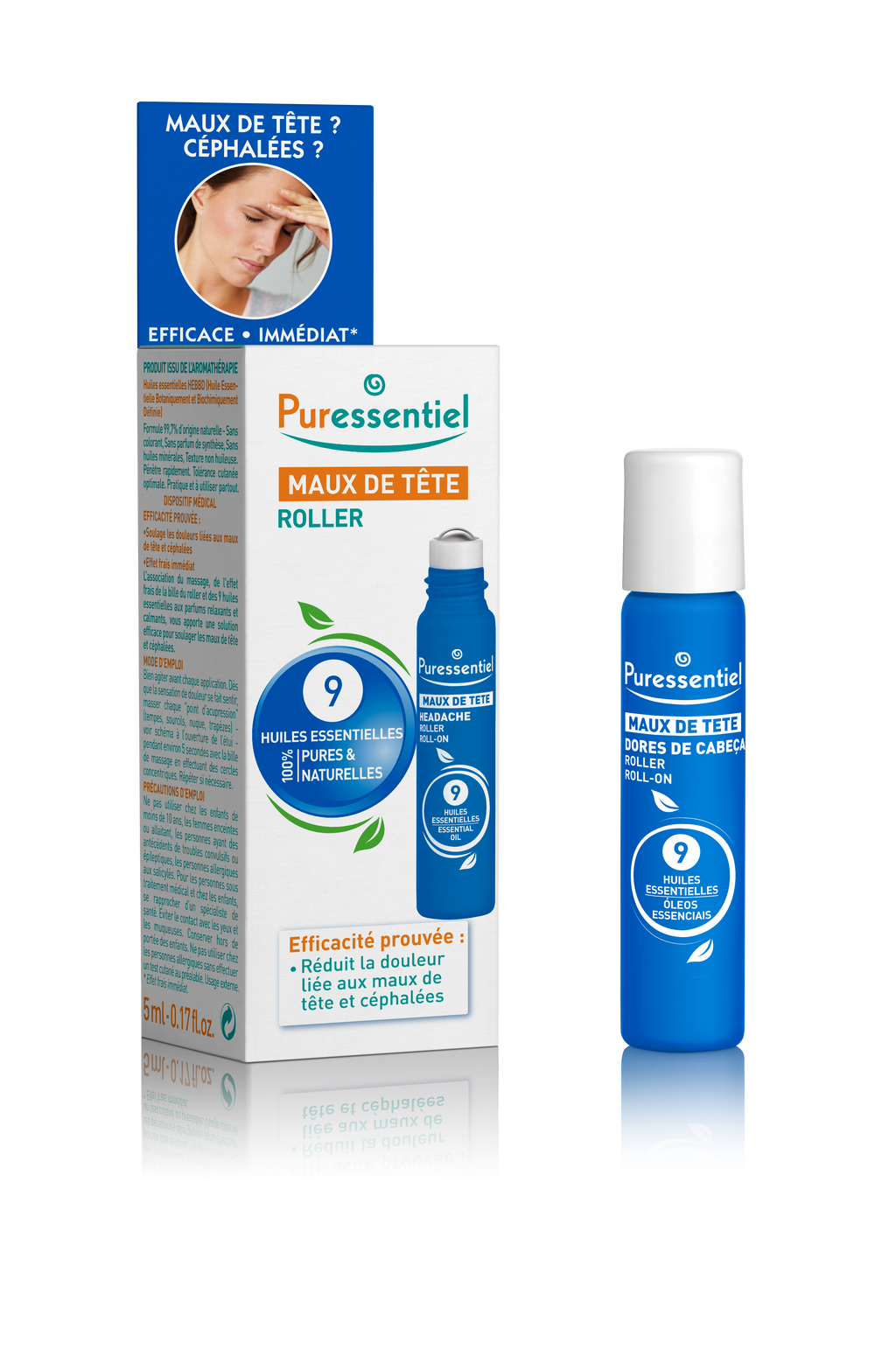 Roll-On Dores de Cabeça 5ml (10 anos+)