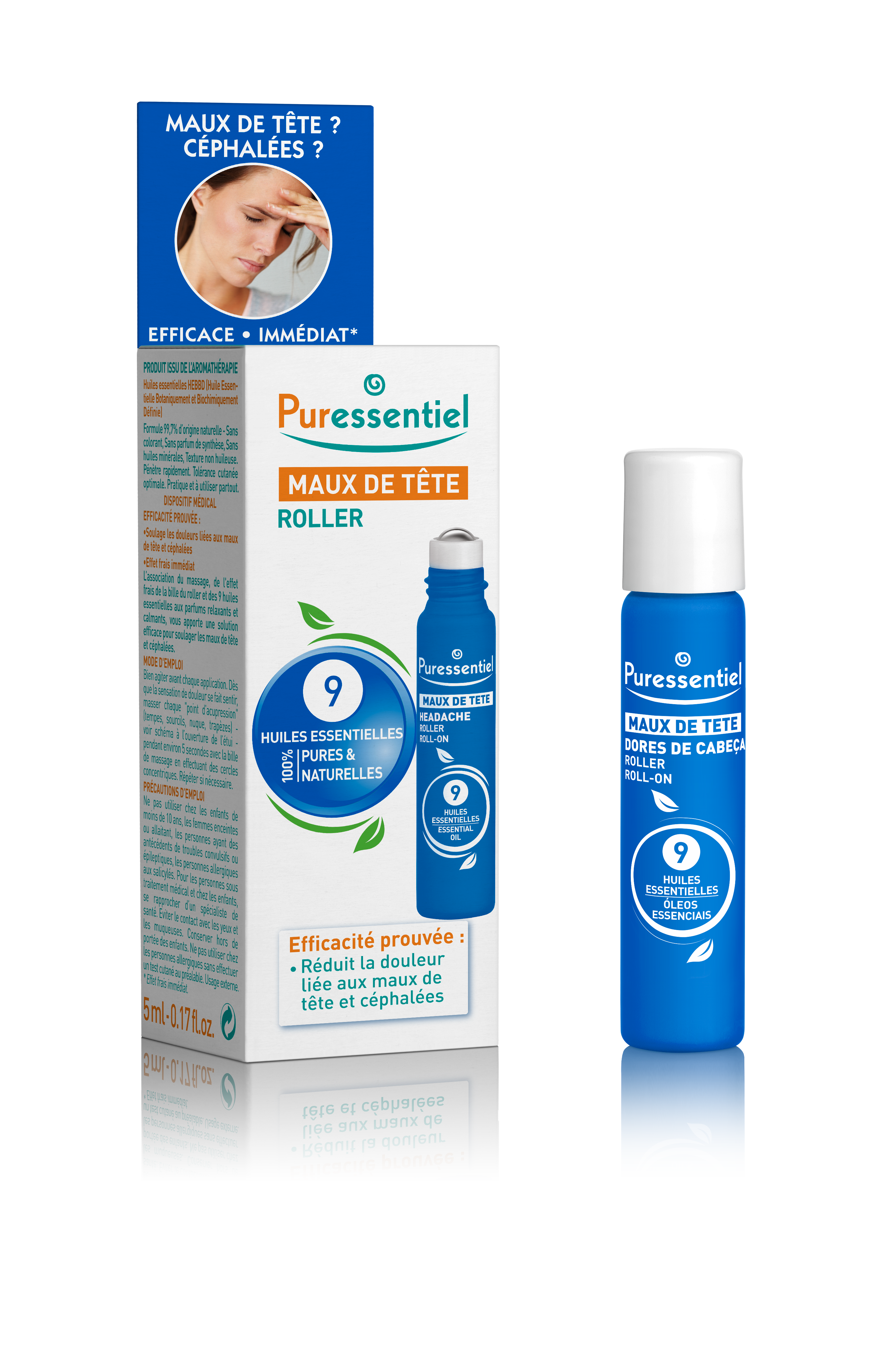 Roll-On Dores de Cabeça 5ml (10 anos+)