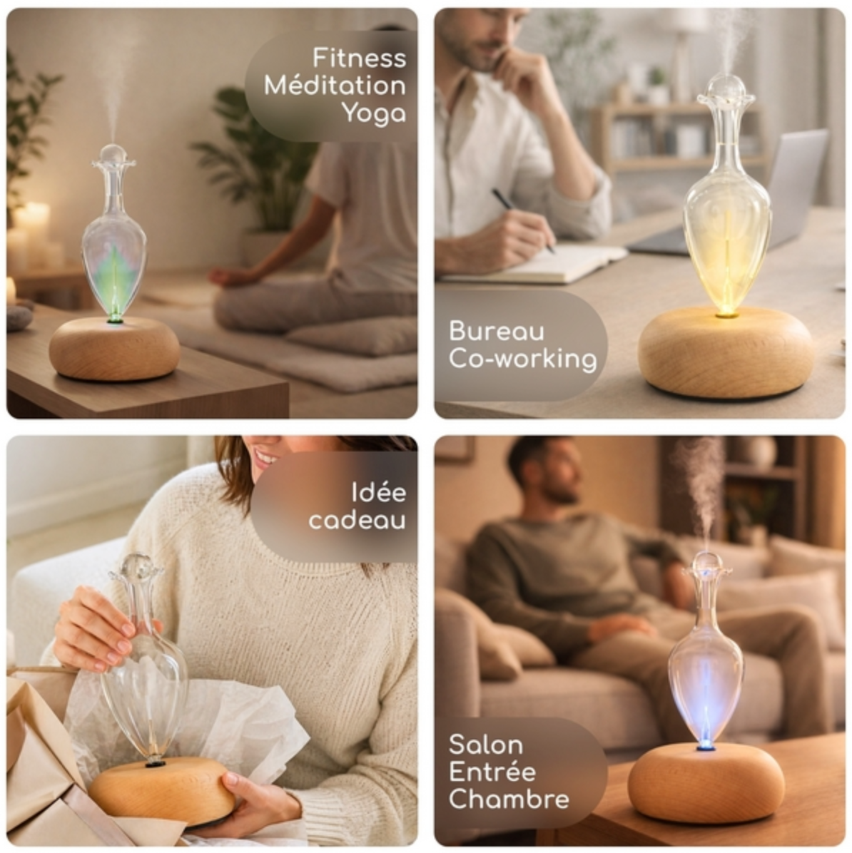 Difusor de Óleos Essenciais por Nebulização BAO